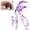 Purple-1pcs, variant on Eyelash Curler Lash,2026 New Eyelash Curlers,lash curler with comb, Frameless Eyelash Curler with Toothed Comb