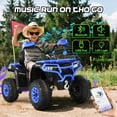 thumbnail image 6 of 12V Electric Car Go Kart,Ride On Car for Boys Girls,Kids Ride On Toys with Remote Control and USB Port,Music&Story,Children Vehicle Toy Gift, 6 of 12
