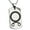 Silver, variant on Stainless Steel Troll Cross Viking Norse Engraved Dog Tag Pendant Necklace