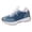 Blue, variant on Rokment Women Retro Color Block Running Trainners Skate Shoes Comfortable Suede Platform Non Slip Jogging Walking Tennis Sneakers for School Streetwear Casual