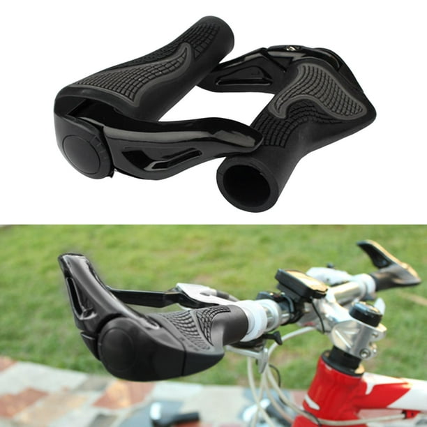 Comfort Handlebar Grips Mountain Bike Grips Wear Resistance Non Shock Resistance Hand Rest for BMX Black