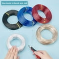 thumbnail image 3 of 984 Feet 20 Gauge Silver Aluminum Wire Bendable Metal Sculpting Wire for Beading Jewelry Making Garden Supply Silver 500gs, 3 of 9