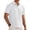White, variant on Homeyce Mens Short Sleeve Polo Shirts Contrast Collared Button Shirts Casual Basic Lightweight Polo Tee Knitted Striped Short Sleeve Golf Shirts,Blue 3XL