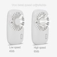 thumbnail image 4 of Handheld Fan Mini Fan Powerful Small Personal Portable Fan Speed Adjustable USB Rechargeable Cooling for Kids Girls Woman Man Home Office Outdoor Travel, 4 of 7