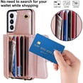 thumbnail image 3 of MYKOMI for Samsung Galaxy S21 Case 6.2 Inch, Crossbody Purse Wristlet Shoulder Strap Trendy Protective Cover for Galaxy S21, 3 of 6