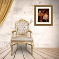 thumbnail image 3 of Biddle, Trish 20x23 Gold Ornate Wood Framed with Double Matting Museum Art Print Titled - Mademoiselle, 3 of 4