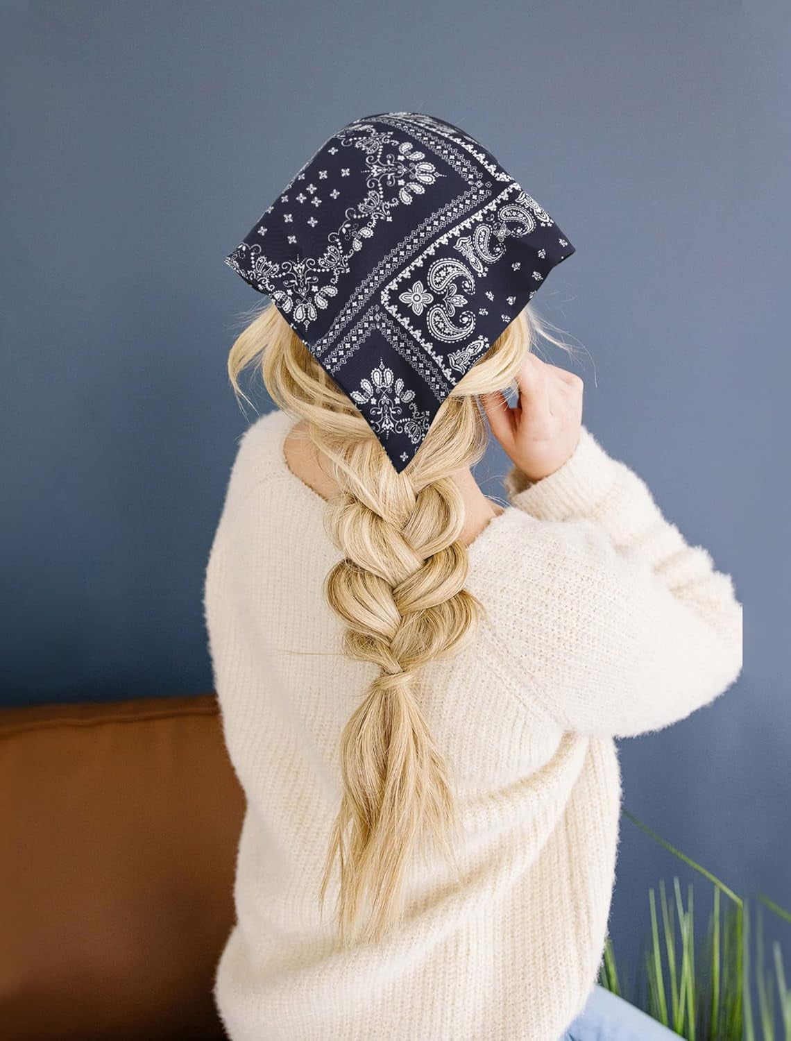 AWAYTR 3 Pcs Floral Elastic Hair Scarf Headbands Barbados | Ubuy display picture 1