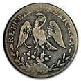 thumbnail image 2 of Mexico Liberty Cap and Rays 2 Reales Silver Avg Circ Random Dates, 2 of 2