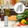thumbnail image 1 of OULII 2Pcs Portable Spice Shaker Bottles Simple Style In White And Silver For Households, 1 of 8