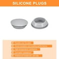 thumbnail image 4 of 2 Pack Silicone Hole Plug, Clear Rubber Round Hole Plugs Fit for Bottle Pipes 30-33mm Inner Diameter, 4 of 6