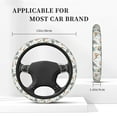 thumbnail image 5 of Fotbe Cute Colorful Animal Steering Wheel Cover Universal 15 in Car Accessories for Men Women,Steering Wheel Protector Comfortable Protective Case for SUV Sedan Decor, 5 of 8