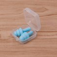 thumbnail image 2 of 2pcs Silicone Ear Plugs Anti Noise Snore Earplugs Comfortable for study Sleep, 2 of 5