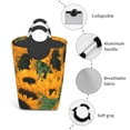 thumbnail image 4 of KLL Sunflowers Laundry Hamper,Large Canvas Fabric Lightweight Storage Basket Toy Organizer Dirty Clothes Collapsible Waterproof, 4 of 6