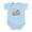 Sky Blue, variant on CafePress - 1St Easter Bunny Egg Infant Bodysuit - Baby Light Bodysuit, Size Newborn - 24 Months