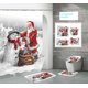 thumbnail image 4 of Cortinas de ducha para baño con impresión digital HD, de poliéster, impermeables y navideñas, 4 of 6