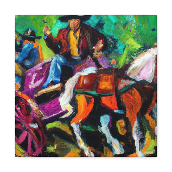Chuck Wagon Fauvism - Canvas