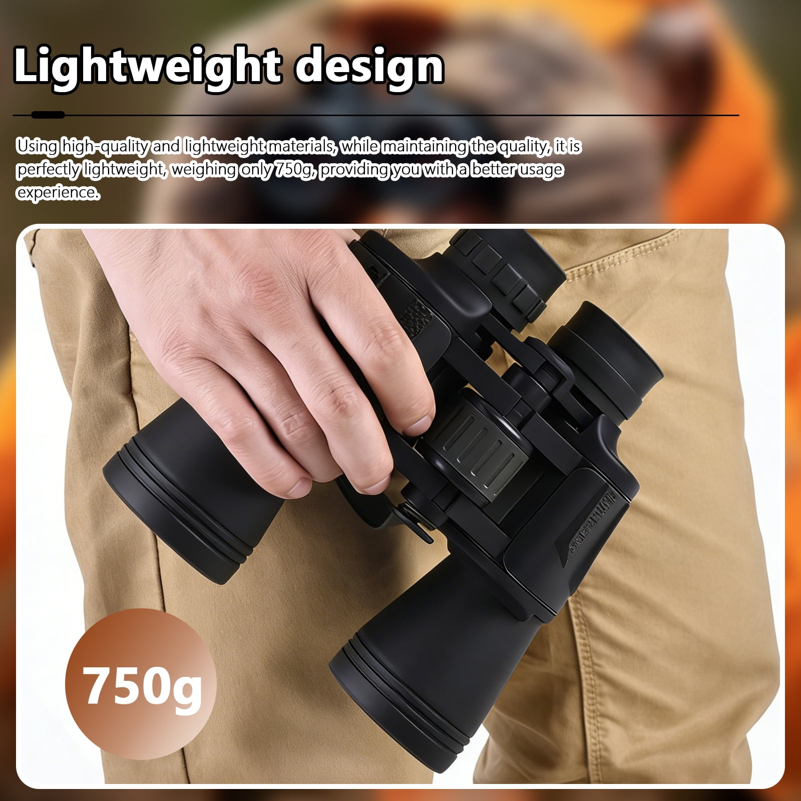 20x50 High Power Binoculars with Focus Adjustment &Lens Protection for Long-Distance Viewing,High-Definition,Waterproof Compact,Linked to Mobile Phones,Outdoor Travel,Christmas Birthday Gifts for Men