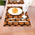 thumbnail image 5 of PUREYAH Table Placemats Set of 1 , Washable Heat Resistant Basketball Sports Orange Balls Table Decorations Placemats for Dining Room Kitchen, 5 of 6