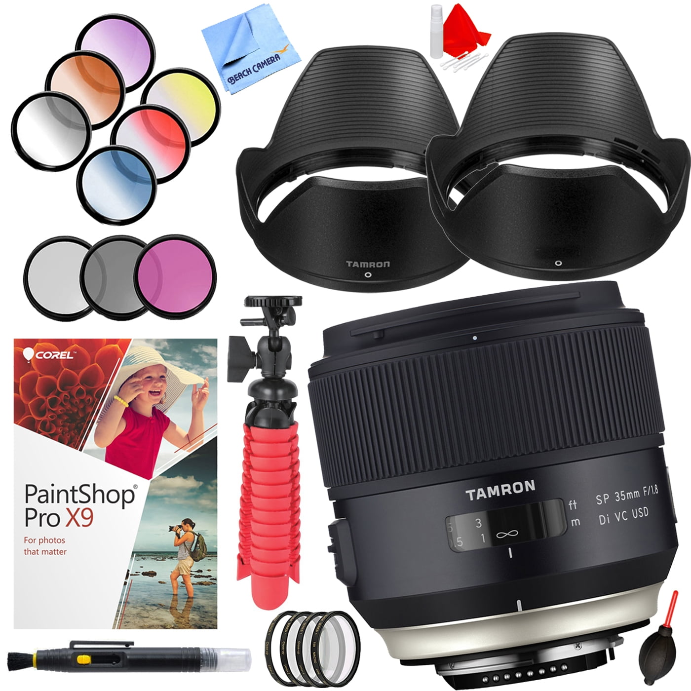 Tamron Sp 35mm F 1 8 Di Vc Usd Lens For Nikon Mount With 67mm Filter Sets Plus Accessories Bundle Walmart Com Walmart Com Tamron Sp 35mm F 1 8 Di Vc Usd Lens For Nikon Mount With 67mm Filter Sets Plus Accessories Bundle Walmart Com Walmart Com