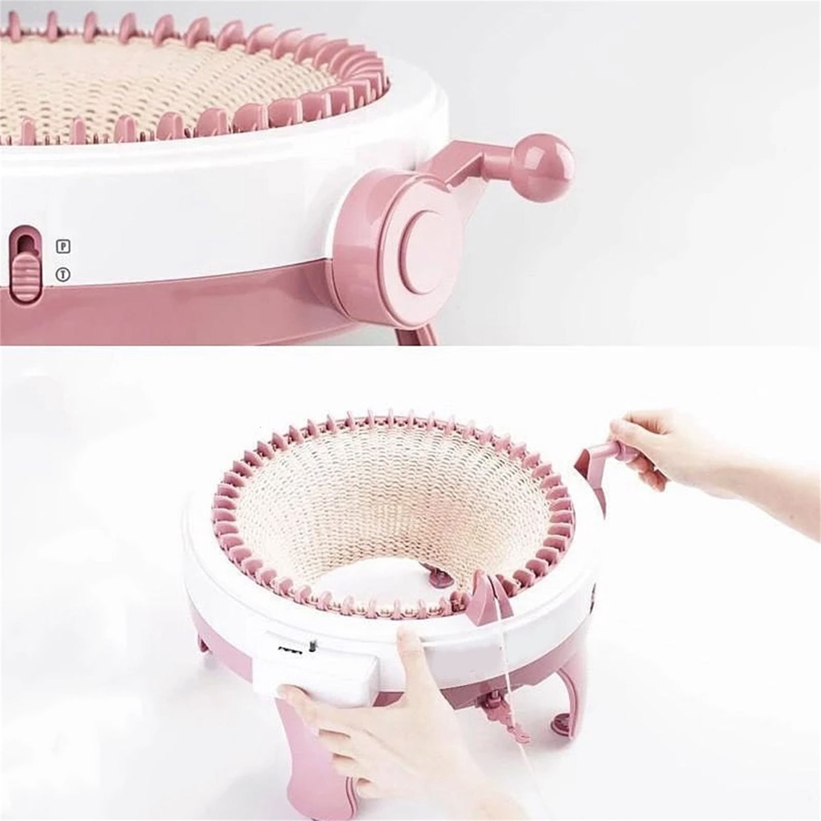 Knitting Machine, 48 Needles Knitting Machine Needles Knitting Loom Knitting Machines Kit, Knitting Machines Board for Adults Kids DIY Knit Hat Sock Scarves