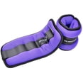 thumbnail image 1 of Pesas Signature Fitness para tobillo, muñeca y pierna, 1,13 kg, color morado, 1 of 7