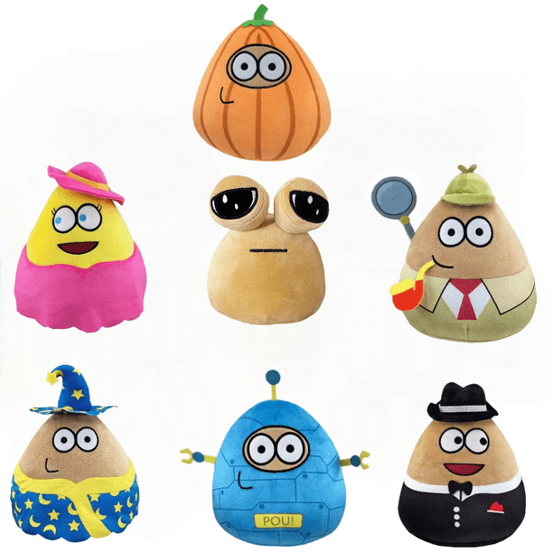 Muñeco de peluche de My Pet Alien Pou, 22cm de peluche de juguete, 1/7 piezas, nuevo estilo
