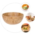 thumbnail image 3 of HLONK 2pcs Kitchen Salad and Ramen Bowl Set Bamboo Noodle Bowls for Home or Restaurant Decorative Use, 3 of 8