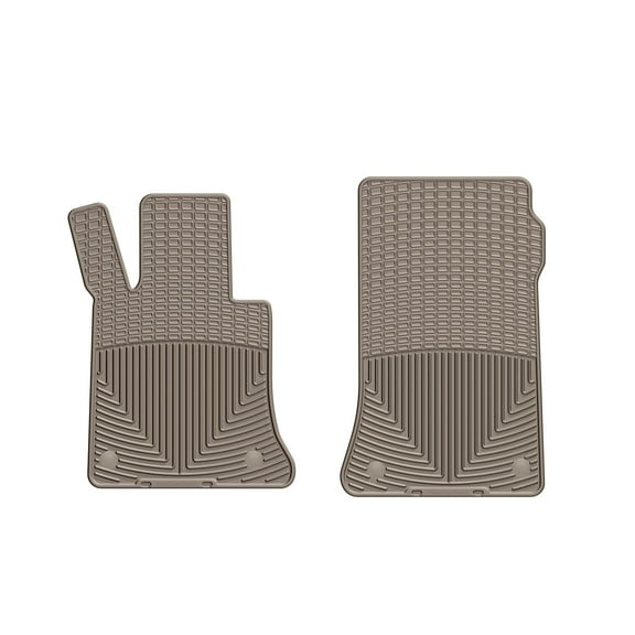 WeatherTech All-Weather Floor Mats compatible with 2013-2015 Mercedes GLK-Class - 1st Row (Driver & Passenger), Tan