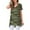 Camouflage Green, variant on Women's Summer Casual T-Shirt V-Neck Short Sleeve Tunic Tops for Leggings Loose Blouse Shirt