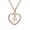 Gold, variant on Happy New Year Gift Womens Jewelry Women's Fashion Heart Letter Necklace 26 Letters Love Clavicle Neck Chain