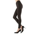 thumbnail image 3 of MeMoi Gobi Unique Mudcrack Snakeskin Cotton Blend Leggings - Womens - Female (Medium/Large, Black), 3 of 6