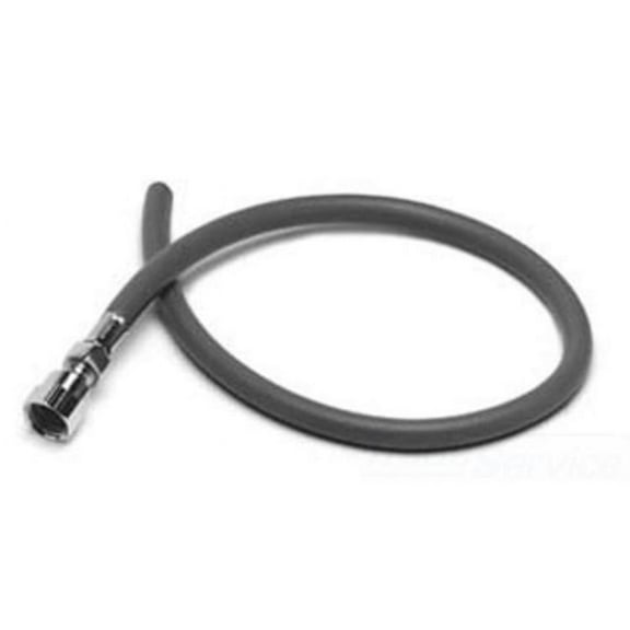 T&S BRASS B-0618-02 48 BLACK RUBBER HOSE W/ GARDEN HOSE INLET