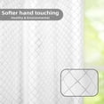 thumbnail image 3 of DriftAway Soundproof Thermal Insulated Quilted Curtain Liners for Bedroom Sound Barrier Blackout Cold Heat Noise Reducing Energy Saving 50 Inches by 58 Inches Grayish White Two Panels, 3 of 8
