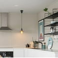 thumbnail image 4 of Kiven Farmhouse Pendant Light with E26 Screw-in Adapter, Exposed Ceiling Light to Pendant, Converts Bulb Socket to Pendant Light, Adjustable Height Renter-friendly Pendant Lighting TB2773SN, 4 of 7