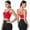 Red, variant on FAFWYP Womens High Impact Sports Bras for Large Bust Wireless T-Shirt Paded Yoga Fitness Bras High Support No Underwire Crop Tops Comfort Breathable Bralettes