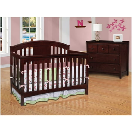 Delta Children Newport 4-in-1 Convertible Crib Espresso