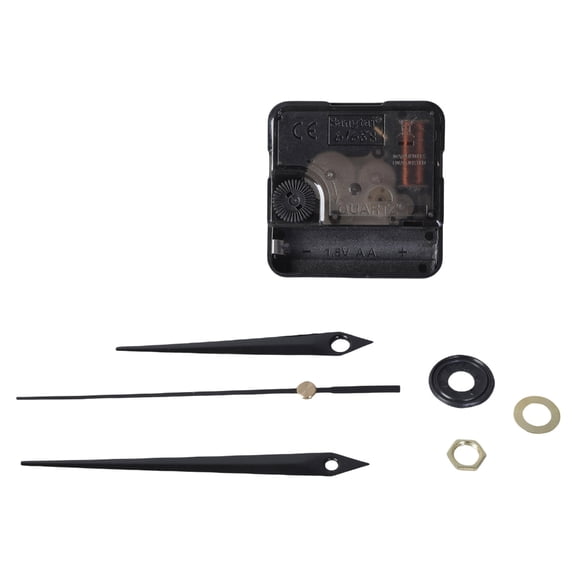 JZROCKER Quiet Clock Movement Replacement Kits for Wall Clocks Battery Operated Quartzs Mechanism with Three Clock Hands Set