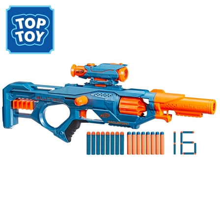 Nerf Elite 2.0 Eaglepoint RD-8 Dart Blaster, 8 Dart Drum, Nerf Scope, Barrel, 16 Nerf Elite Darts, Outdoor Toys, Boys and Girls Ages 8 and up