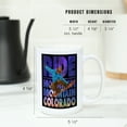 thumbnail image 5 of 15 fl oz Ceramic Mug, Monarch Mountain, Colorado, Milky Way Snowboarder, Dishwasher & Microwave Safe, 5 of 5