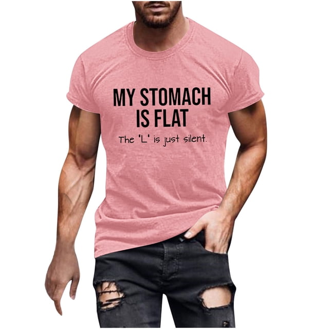 T-Shirt Graphique à Manches Courtes Décontracté pour Hommes, Col Rond Imprimé, Tissu Imitation Coton Léger pour Usage Quotidien