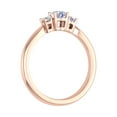 thumbnail image 2 of 1/3 Carat Diamond 3-Stone Diamond Engagement Ring in 14K Rose Gold (Ring Size 7) (I1-I2 Clarity), 2 of 5