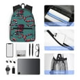 thumbnail image 4 of Disketp Snake And Rose Mochila Ligera Clásica con Múltiples Bolsillos, Mochila Casual para Hombre y Mujer, Ideal para Escuela, Trabajo y Viajes, 4 of 6