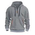 thumbnail image 2 of WELOIJEVBE Men's Fashion Hoodies&Sweatshirts Winter Warm Men's Long Sleeved Hoodie Men's Casual Unique Outdoor Design Solid Color Long Sleeved Hoodie Large Size, 2 of 4