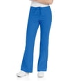 thumbnail image 1 of Landau Essentials Flare Leg Scrub Pants for Women: Classic Relaxed Fit, Drawstring/ Elastic Waist 8335, 1 of 1