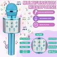 thumbnail image 2 of Kids Gifts for 6 7 8 9 10 11 Year Old Boys Girls, Karaoke Microphone for Kids Popular Toys for 5-12 Year Old Boys Girls Christmas Birthday Gifts for Toddler Teenage Girl Boy - Blue, 2 of 14