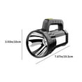 thumbnail image 3 of Fridja Clearance under 5$ Handheld Light Strong Light Flashlight Rechargeable Super Bright Outdoor Lighting Household Portable Searchlight, 3 of 6