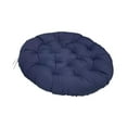 thumbnail image 4 of Bothyi Padded Seat Cushion Egg Chair Cushion Diameter 40cm for Bedroom Porch Garden Dark Blue, 4 of 8
