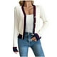 thumbnail image 2 of Cárdigan de moda para mujer, cuello en V, color liso, blusa con botones, suéter informal de otoño, cárdigan, blusa de poliéster para mujer, 2 of 9