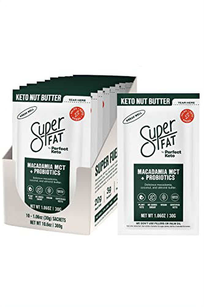 SuperFat Nut Butter Keto Snacks Macadamia & Almond Nut Butter Fat