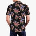 thumbnail image 5 of Rocae Bouquet for Men's Short Sleeve Polo Shirt, Quick Drying Performance Moisture Wicking Sports Men's Golf Shirt, 5 of 9